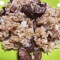 i☆can's cooksnap of when they made 半額の牛かたまりはステーキ入バターライス.