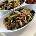 madomaroo's cooksnap of when they made ボリュームたっぷりのステーキパスタ.