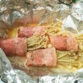 ちー坊0107's cooksnap of when they made えのきとベーコンのホイル焼き.