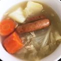 うなちゃん！'s cooksnap of when they made ☆ロティサリーチキンde具沢山スープ☆.