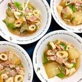 ふたごゆき's cooksnap of when they made 冬瓜のあんかけ♪簡単ちくわベーコン.