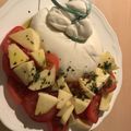 Yokchina's cooksnap of when they made 簡単！リンゴとトマトのサラダ.