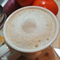 river36's cooksnap of when they made 網じゃくしで☆お家であわあわカプチーノ♫.