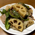YUKIKI☆'s cooksnap of when they made シャキッと☆蓮根と豚肉の甘辛炒め.
