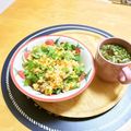 komutatata's cooksnap of when they made パクチー&豆板醤の辛〜ぃチャーハン.