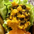 ☆Rokko☆'s cooksnap of when they made かぼちゃとレーズンのサラダ.