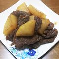 toretoretora's cooksnap of when they made 牛肉と大根の煮物.