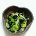 ｅｋ４'s cooksnap of when they made わかめと玉ねぎの酢物.