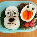 curisupin's cooksnap of when they made ワンワンとうーたん　キャラ弁.