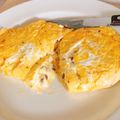 august¨'s cooksnap of when they made 納豆＆クリームチーズの和風オムレツ.