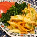 時花3V3♪'s cooksnap of when they made やみつき！いかくんセロリ.