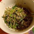 一朗さん's cooksnap of when they made かぶの葉の消費に！油揚げ、じゃこの炒め物.