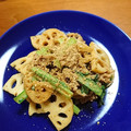 konさん's cooksnap of when they made 蓮根と豚肉の味噌マヨ炒め.