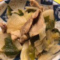 おぅぷん's cooksnap of when they made 手際良し簡単豚こま切肉と大根オイマヨ炒め.