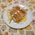 pitachan1's cooksnap of when they made 生ハムの胡瓜・チーズ巻き♫.