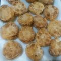 ちーゆづアーちゃん☆'s cooksnap of when they made 簡単玉ねぎ香る☆蓮根のエビ和風はさみ揚げ.