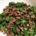クックZK4ET0☆'s cooksnap of when they made 簡単！ピーマンとひき肉炒め.