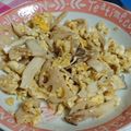 misakitcen's cooksnap of when they made れんこんきんぴらアレンジ♪きのこ炒め.