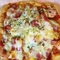 ☆momomama☆'s cooksnap of when they made ふわもちっ☆米粉ピザ.