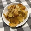 kncham's cooksnap of when they made 簡単！揚げない”ポテトチップス海苔塩味”.