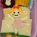 non★'s cooksnap of when they made バレリーナの女の子♪キャラ弁.