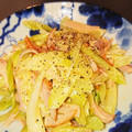 ムキサマ's cooksnap of when they made 簡単♪セロリとハムのマヨ炒め.