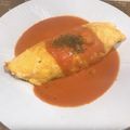 miwayon's cooksnap of when they made ❤海の幸のトマトクリームオムライス❤.