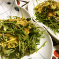 ☆Rokko☆'s cooksnap of when they made 豆苗と卵の炒めもの☆コンソメ味.