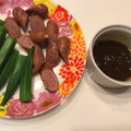 花花里's cooksnap of when they made おくらのカレーオイルかけ☆ソース簡単絶品.