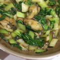 なっち1228's cooksnap of when they made 牡蠣と青梗菜のオイスターあんかけ.