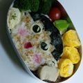 はっぴーはりぼ's cooksnap of when they made おじゃるまるお弁当.