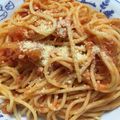 北京パンダ's cooksnap of when they made トマトツナパスタ★娼婦風パスタ.