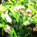クック5WI343☆'s cooksnap of when they made 豚としいたけとほうれん草の白だし炒め.