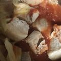 ma___111's cooksnap of when they made 夫の好物♪豚バラとキャベツのトマト煮込み.