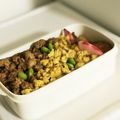 海璃雫's cooksnap of when they made ごろごろ鶏そぼろ丼.