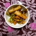 ななママなみ's cooksnap of when they made ブロッコリーの茎と竹輪のきんぴら.
