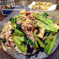 37⭐'s cooksnap of when they made 小松菜と豚肉のオイスターソース炒め.