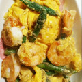 ミッチェル78's cooksnap of when they made 簡単・グリーンアスパラと海老と卵の塩炒め.