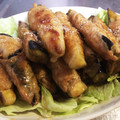 まいめいあみ母's cooksnap of when they made ナスの豚肉巻き.