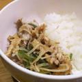 しじみごはん's cooksnap of when they made 豚肉と油揚げのもやし炒め.