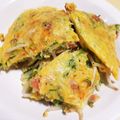 ポトフ嬢's cooksnap of when they made ネギとモヤシたっぷりチーズおやきチヂミ風.