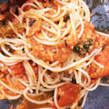 いちご帽子's cooksnap of when they made トマト煮の残りでパスタ♡.