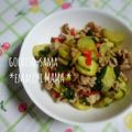 えまっちママ's cooksnap of when they made ズッキーニとエリンギのそぼろ炒め☆丼にも.