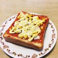 take♪aki♪'s cooksnap of when they made 食パンで★コーンマヨのオープンサンド.