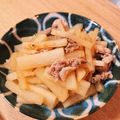 ともん家's cooksnap of when they made 煮ないで出来る大根と豚肉の炒め物.