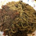 samezame's cooksnap of when they made カレーミート焼きそば.
