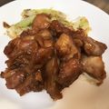ebihuraikk's cooksnap of when they made ハワイ風チャーシューチキン.