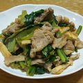 クック8D0BQL☆'s cooksnap of when they made 味付け簡単♪小松菜と油揚げの炒め物.