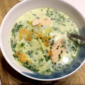 ひらり〜ん♪'s cooksnap of when they made 鮭とほうれん草のミルクスープ.