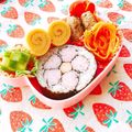 あやちん０８１６'s cooksnap of when they made 雛祭りに〜５歳娘も作れるお花の巻きずし.